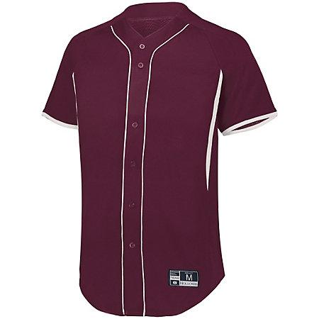 Maroon 2025 baseball jersey