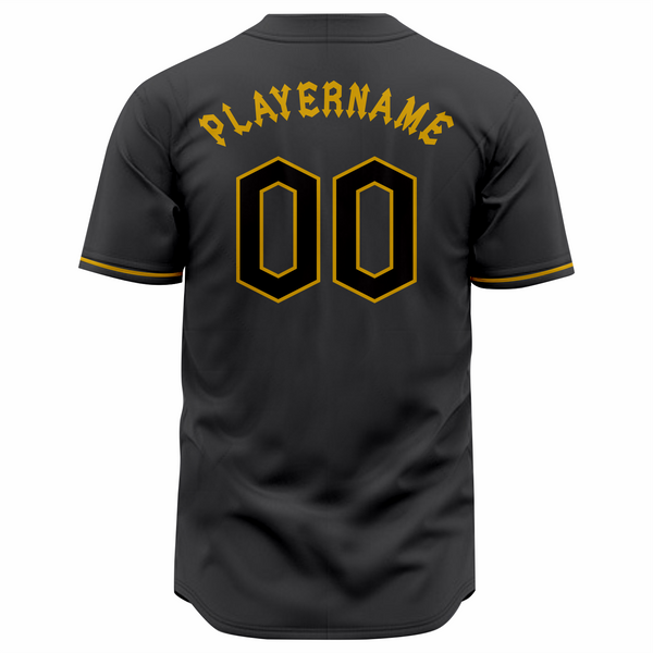 Athletics Baseball Jersey - Black