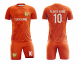 SB 1030 Orange Sublimation Custom Soccer Jersey Adult & Youth Unisex