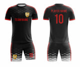 SB 1036 Black Sublimation Custom Soccer Jersey Adult & Youth Unisex