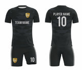 SB 1039 Black Sublimation Custom Soccer Jersey Adult & Youth Unisex