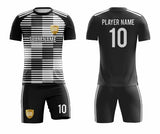 SB 1064 Black/White Sublimation Custom Soccer Jersey Adult & Youth Unisex