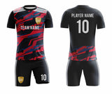 SB 1066 Black Sublimation Custom Soccer Jersey Adult & Youth Unisex