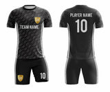 SB 1068 Black Sublimation Custom Soccer Jersey Adult & Youth Unisex