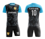 SB 1097 Black Sublimation Custom Soccer Jersey Adult & Youth Unisex