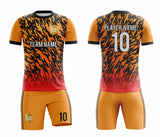 SB 1098 Orange Sublimation Custom Soccer Jersey Adult & Youth Unisex