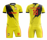 SB 1111 Yellow Sublimation Custom Soccer Jersey Adult & Youth Unisex