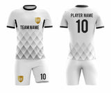 SB 1128 White Sublimation Custom Soccer Jersey Adult & Youth Unisex