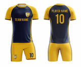 SB 1139 Blue/Yellow Sublimation Custom Soccer Jersey Adult & Youth Unisex