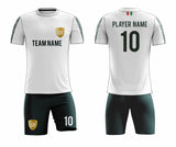 SB 1140 White/Green Sublimation Custom Soccer Jersey Adult & Youth Unisex