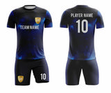 SB 1180 Blue Sublimation Custom Soccer Jersey Adult & Youth Unisex