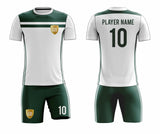 SB 1181 White/Green Sublimation Custom Soccer Jersey Adult & Youth Unisex