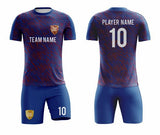 SB 1190 Blue Sublimation Custom Soccer Jersey Adult & Youth Unisex