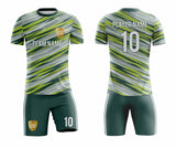 SB 1233 Green Sublimation Custom Soccer Jersey Adult & Youth Unisex