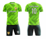 SB 1234 Green Sublimation Custom Soccer Jersey Adult & Youth Unisex