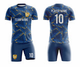 SB 1238 Blue Sublimation Custom Soccer Jersey Adult & Youth Unisex