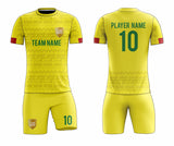 SB 1278 Yellow Sublimation Custom Soccer Jersey Adult & Youth Unisex