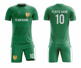 SB 12839 Green Sublimation Custom Soccer Jersey Adult & Youth Unisex