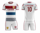 SB 12845 White Sublimation Custom Soccer Jersey Adult & Youth Unisex