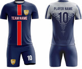 SB 12848 Navy Sublimation Custom Soccer Jersey Adult & Youth Unisex