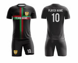 SB 12863 Black Sublimation Custom Soccer Jersey Adult & Youth Unisex