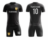 SB 12900 Black Sublimation Custom Soccer Jersey Adult & Youth Unisex