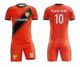 SB 12904 Orange Sublimation Custom Soccer Jersey Adult & Youth Unisex