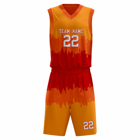 Sunset NS Customizable Basketball Jersey With Optional Shorts