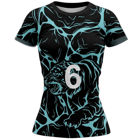 VJ141 Custom Black Volleyball Jersey - Adult & Youth Unisex