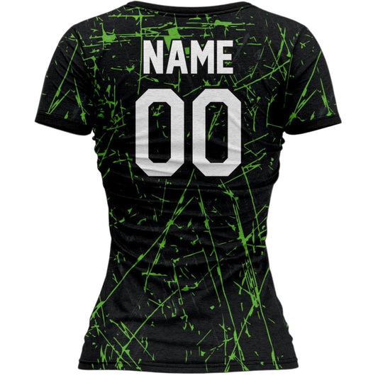 VJ150 Custom Black Volleyball Jersey - Adult & Youth Unisex