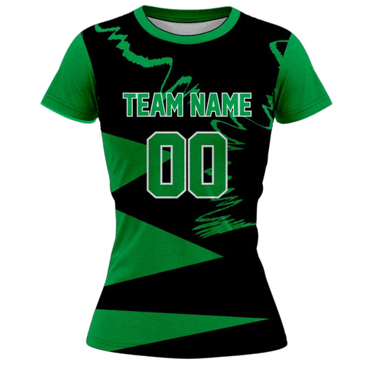 VJ133 Custom Green Volleyball Jersey - Adult & Youth Unisex