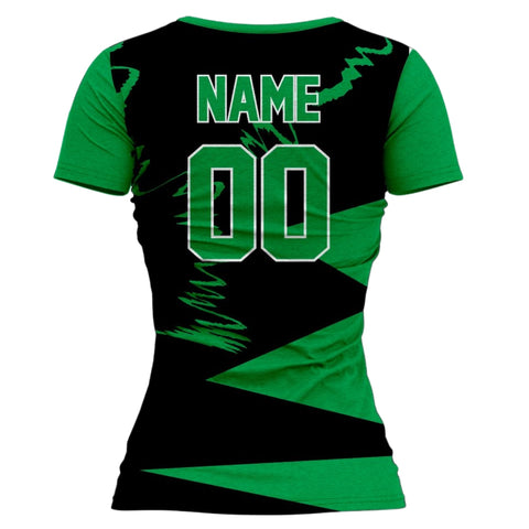 VJ133 Custom Green Volleyball Jersey - Adult & Youth Unisex