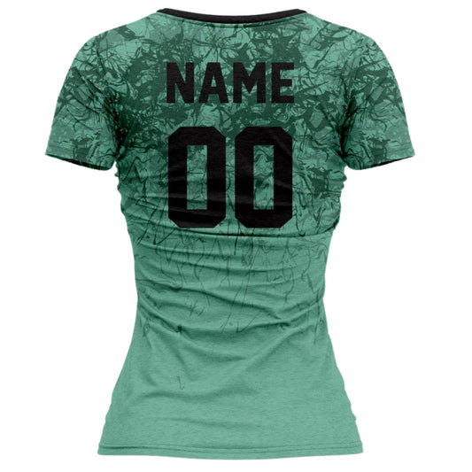 VJ148 Custom Green Volleyball Jersey - Adult & Youth Unisex