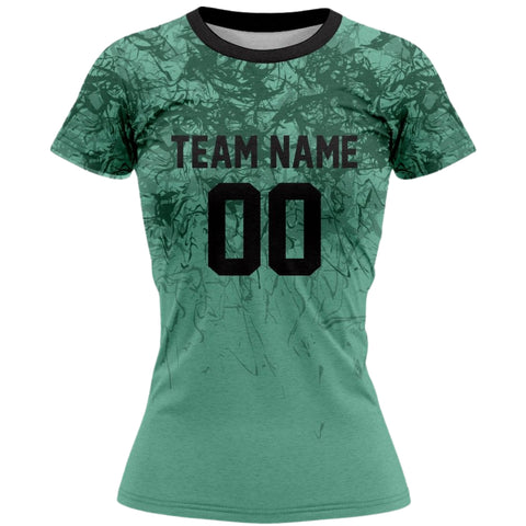 VJ148 Custom Green Volleyball Jersey - Adult & Youth Unisex