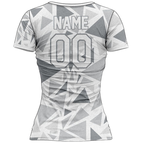 VJ140 Custom White Volleyball Jersey - Adult & Youth Unisex