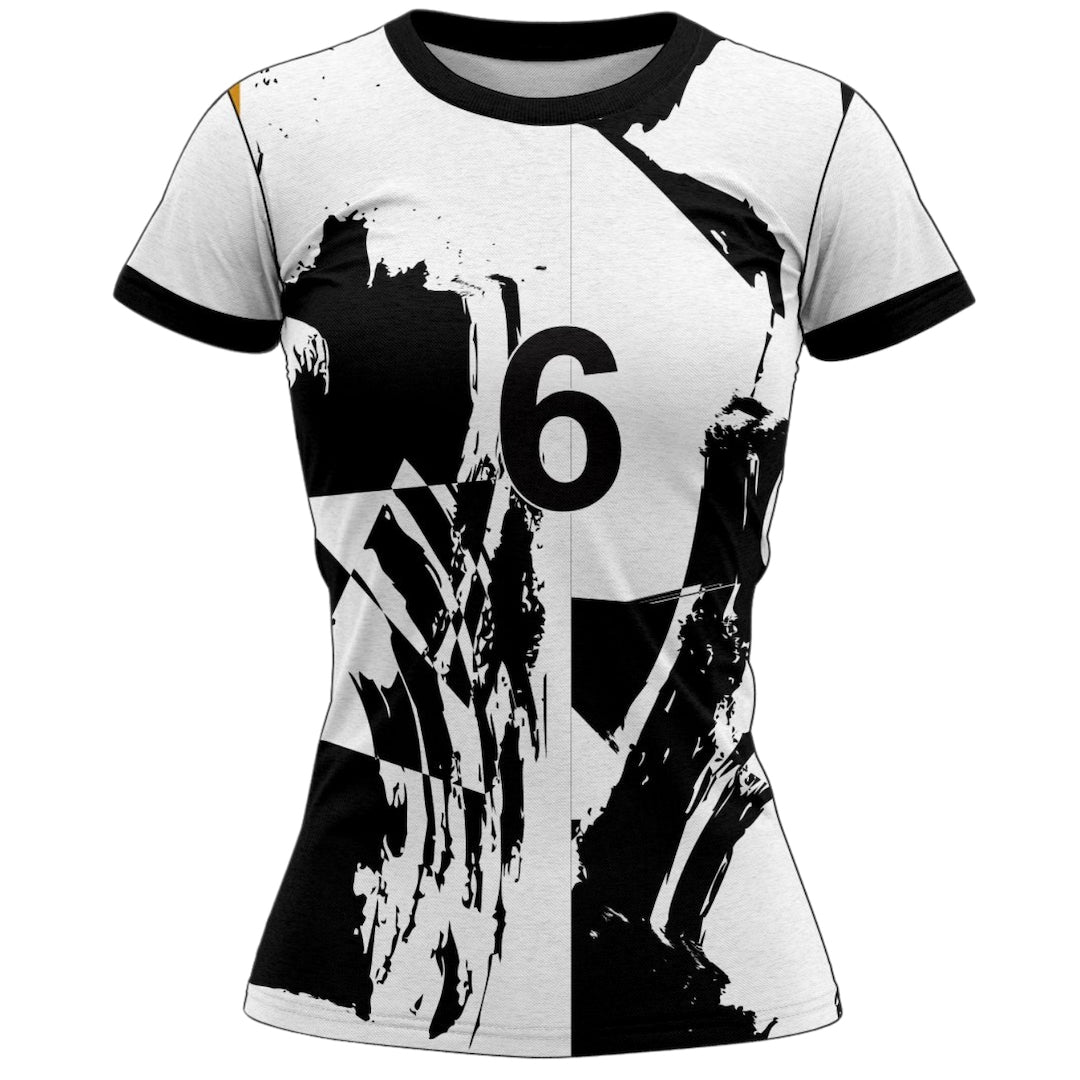 VJ138 Custom White Volleyball Jersey - Adult & Youth Unisex