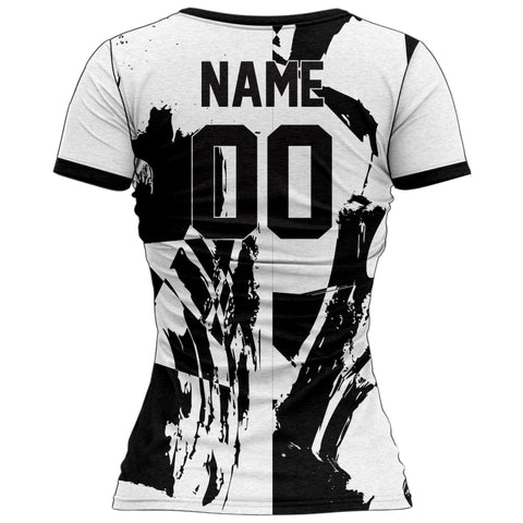 VJ138 Custom White Volleyball Jersey - Adult & Youth Unisex