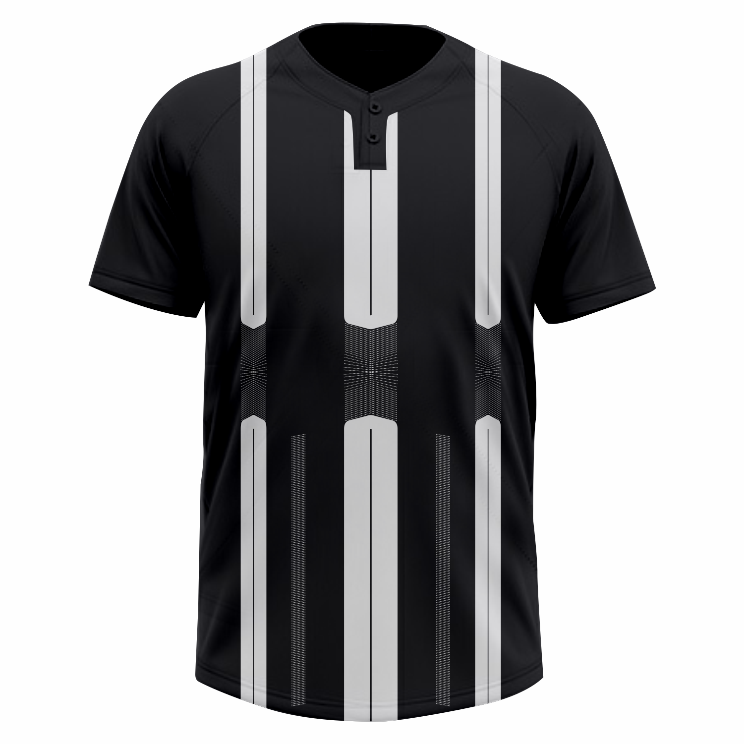 604 Sublimated Jersey Set (Black and White)