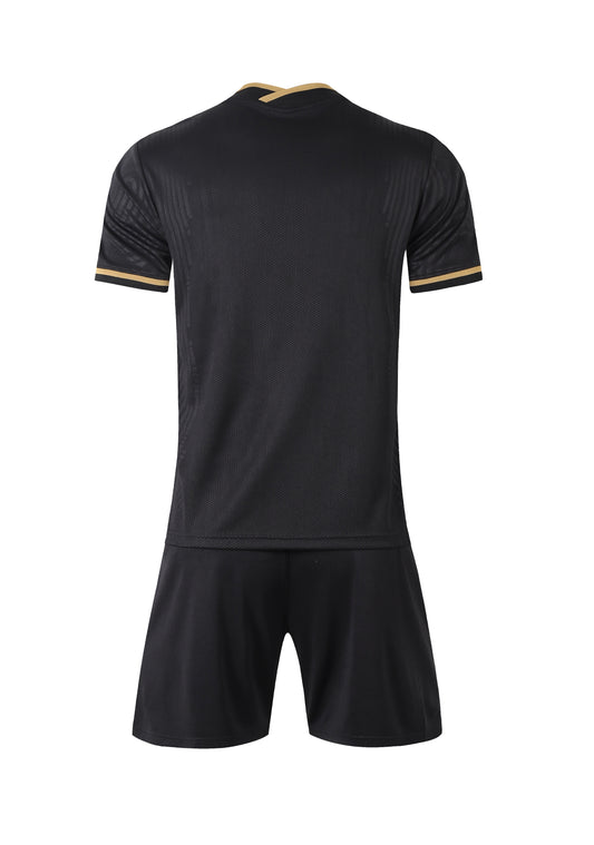 El Catalan Black SS Soccer Uniform Kit