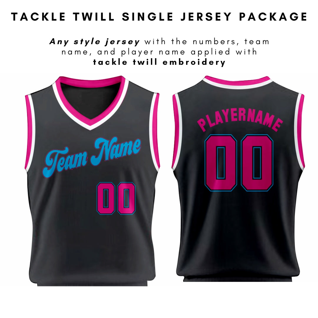 Tackle Twill Embroidery Single Jersey Package