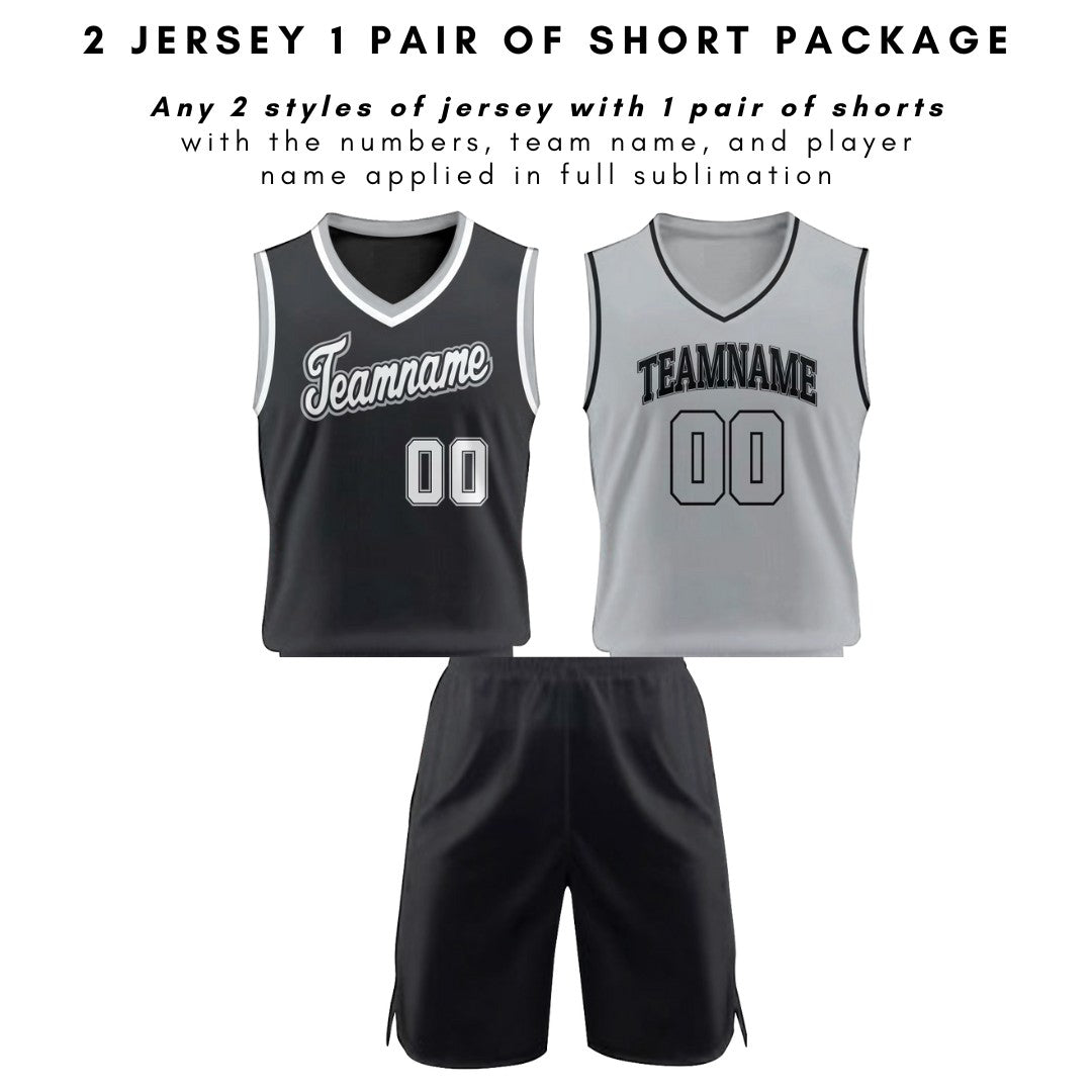 Full Sublimation Basketball Jersey and Shorts - Basketball Team uniform