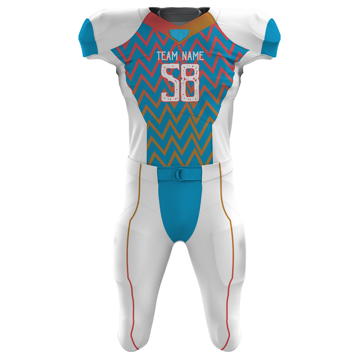 Fjp-4 Customizable Football Uniform Kit